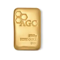  AGC 250g 9999 Cast Gold Bullion Bar