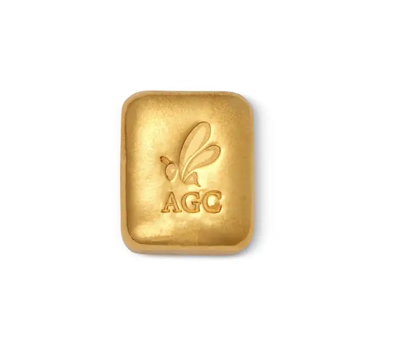 AGC 2oz Gold Bullion Cast Bar 9999