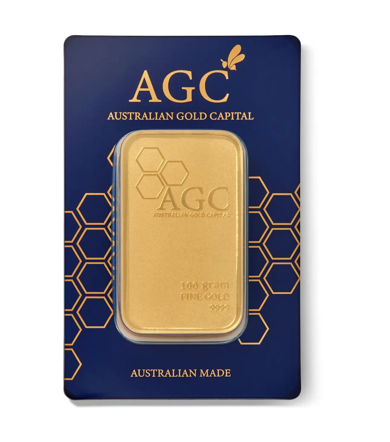 AGC 100g Bullion Minted Gold Bar 99.99%